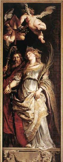 Sts Eligius and Catherine, RUBENS, Pieter Pauwel